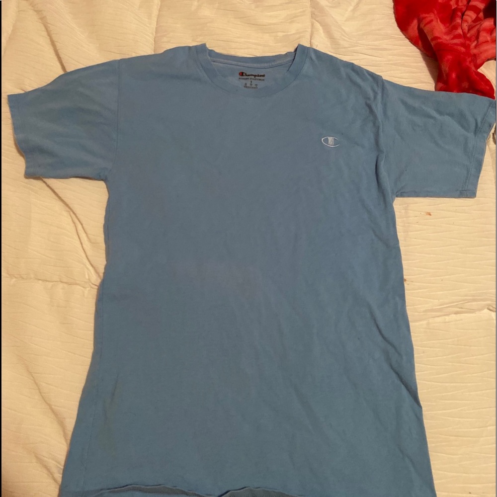 blue champion tee